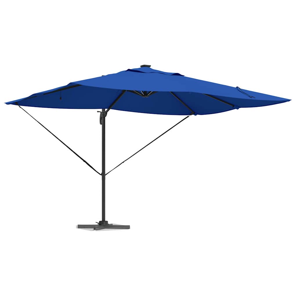 Vidaxx parasol bleu azur 352 x 251 x 265 cm polyester et aluminium