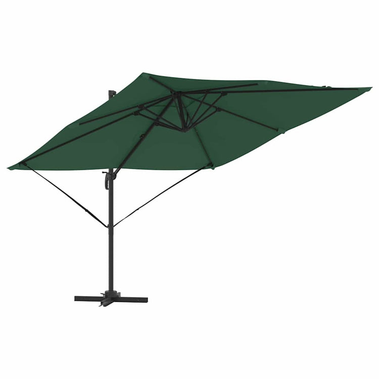 Vidaxx parasol roma vert 286 x 284 x 265 cm aluminium et polyester
