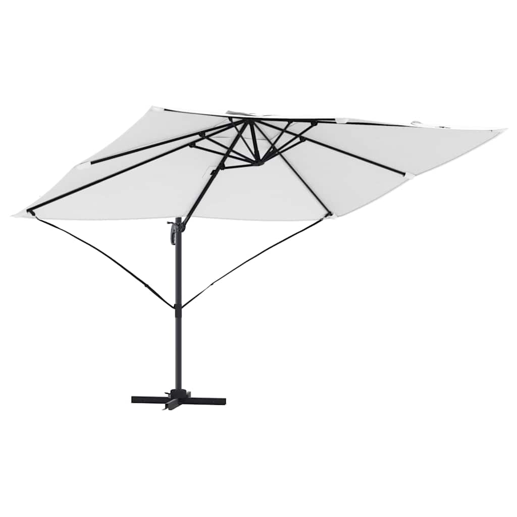 Vidaxx parasol sable 351 x 250 x 260 cm polyester et aluminium