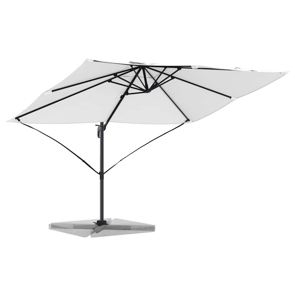 Vidaxx parasol sable 351 x 250 x 260 cm polyester et aluminium