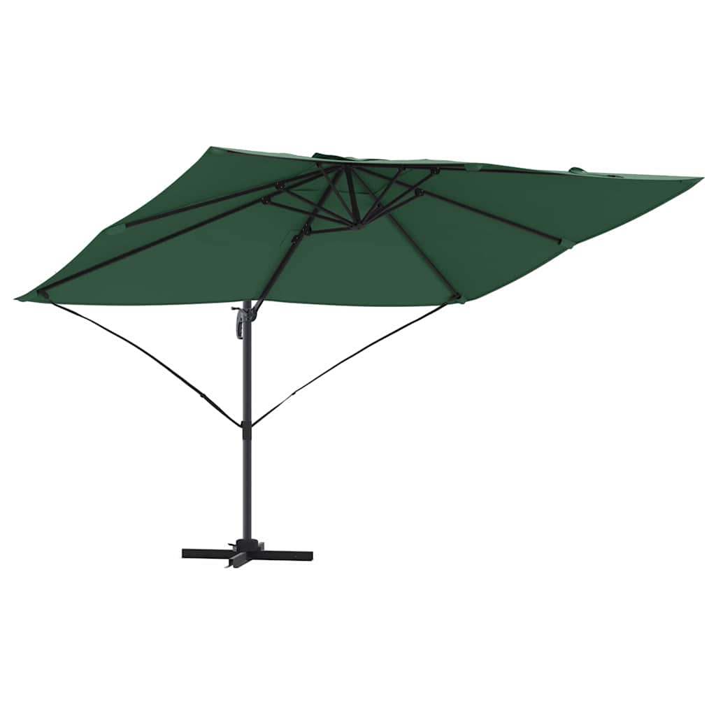 Vidaxx parasol vert 351 x 250 x 260 cm polyester et aluminium