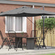 Vidaxx parasol anthracite 351 x 250 x 260 cm polyester et aluminium