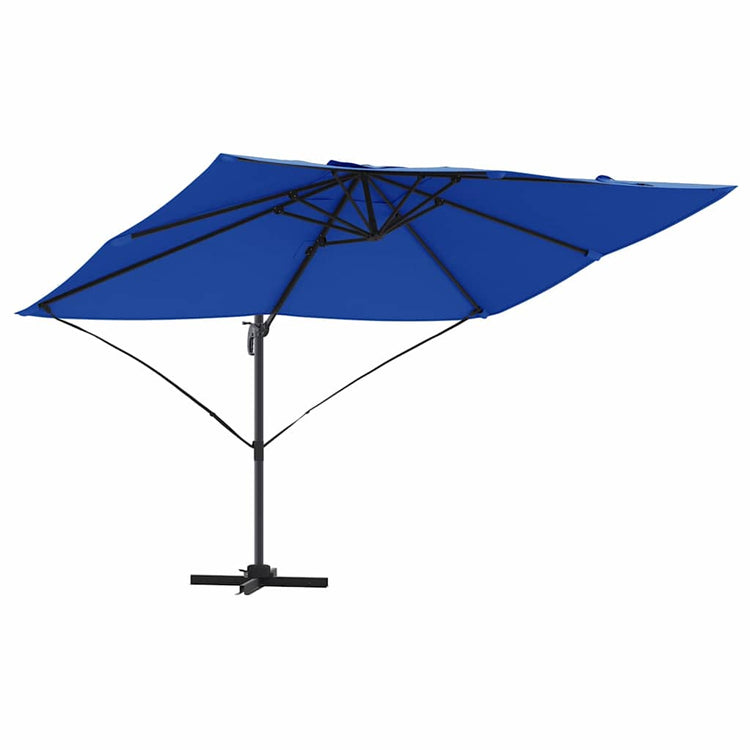 Vidaxx parasol bleu azur 351 x 250 x 260 cm polyester et aluminium