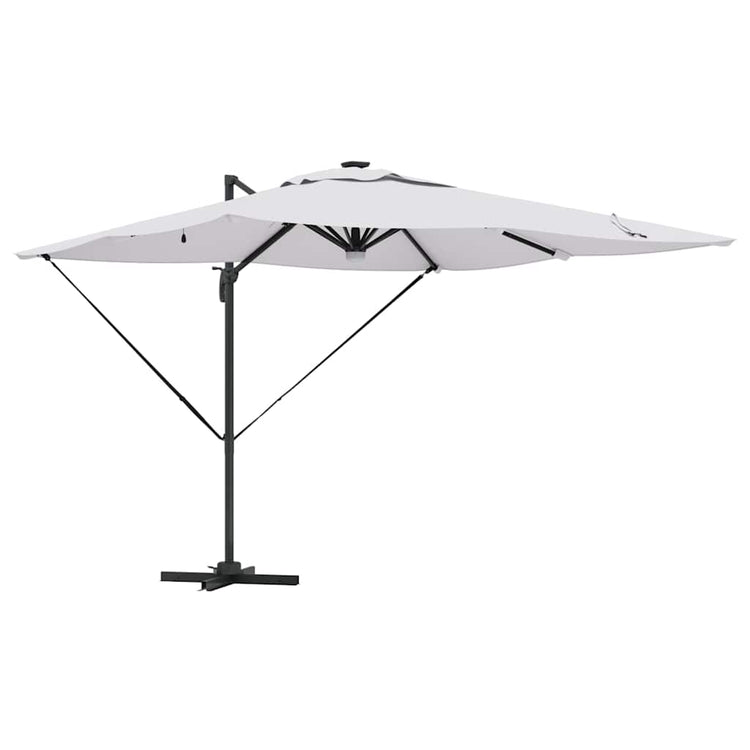 Vidaxx parasol roma beige 286 x 284 x 270 cm aluminium et polyester