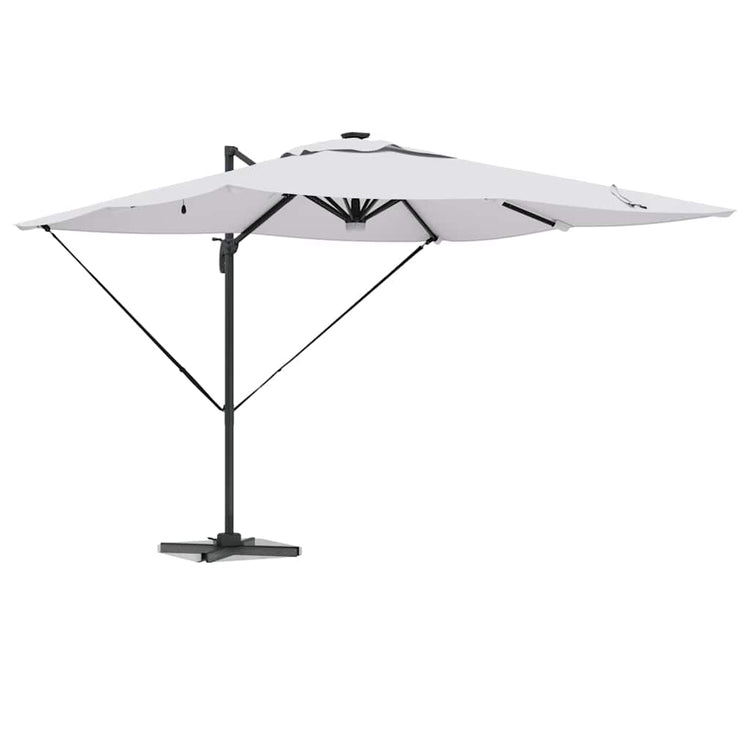 Vidaxx parasol roma beige 286 x 284 x 270 cm aluminium et polyester