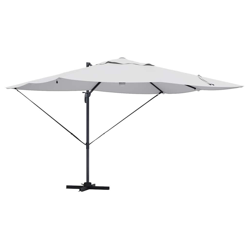 Vidaxx parasol sable 351 x 250 x 253 cm polyester et aluminium