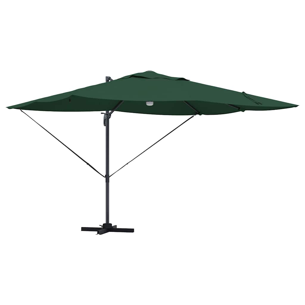 Vidaxx parasol vert 351 x 250 x 253 cm polyester et aluminium