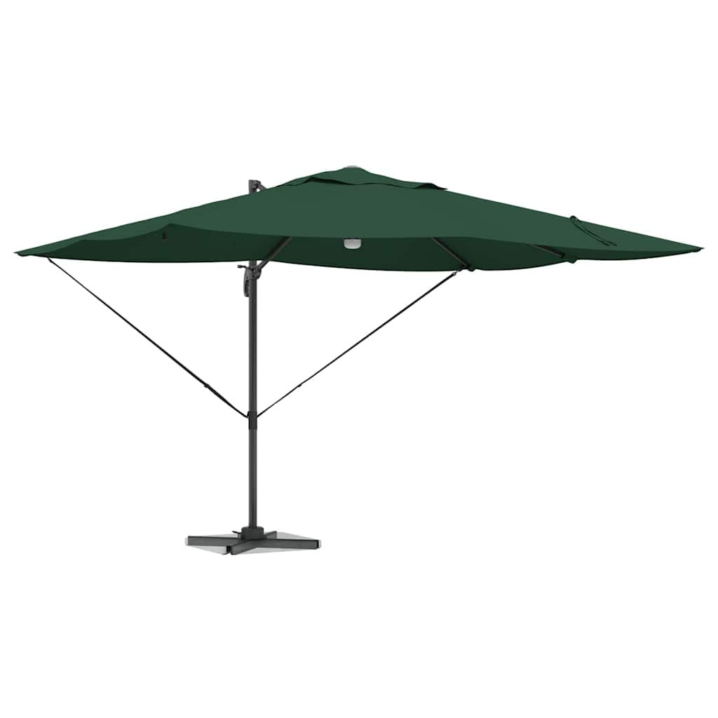 Vidaxx parasol vert 351 x 250 x 253 cm polyester et aluminium