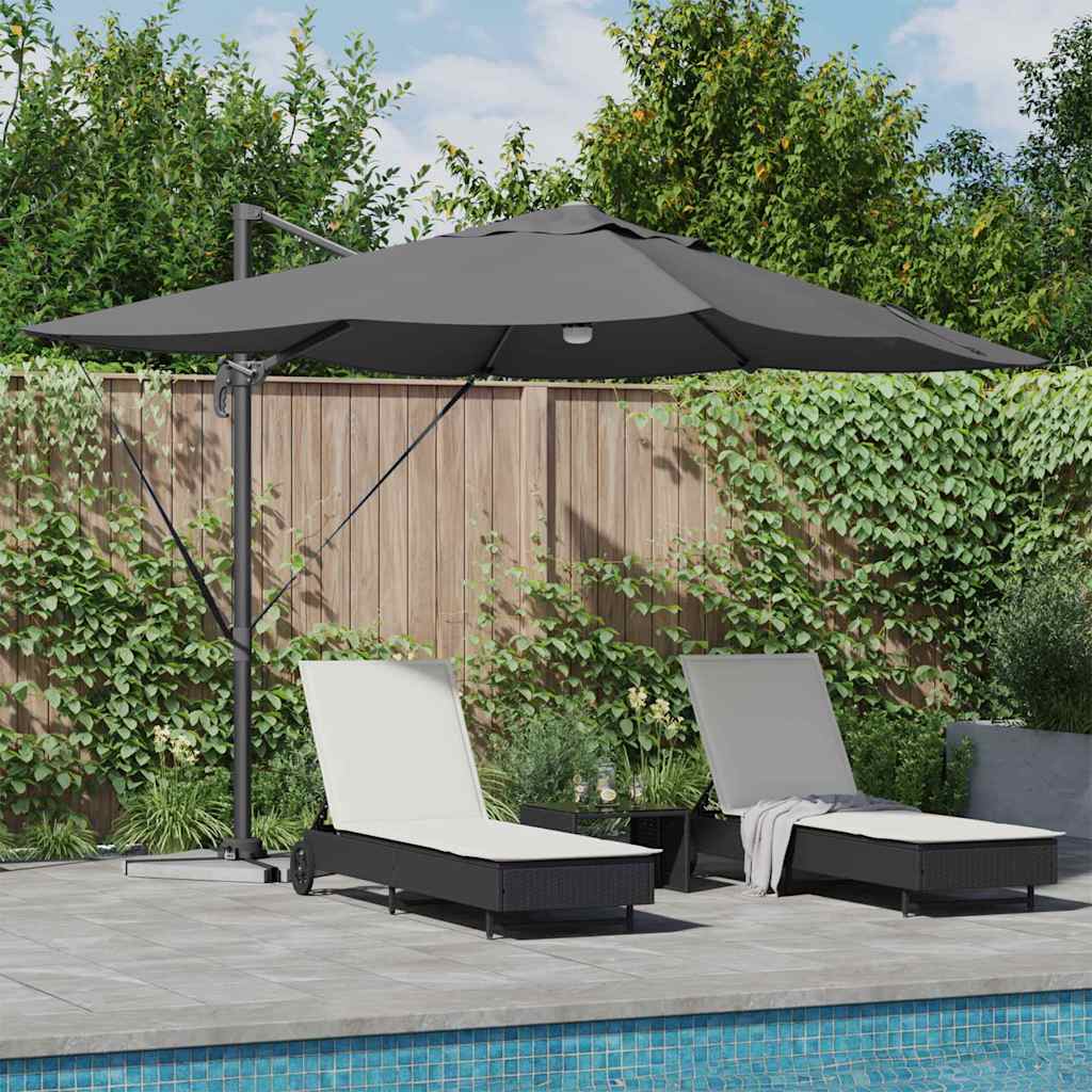 Vidaxx parasol anthracite 351 x 250 x 253 cm polyester et aluminium