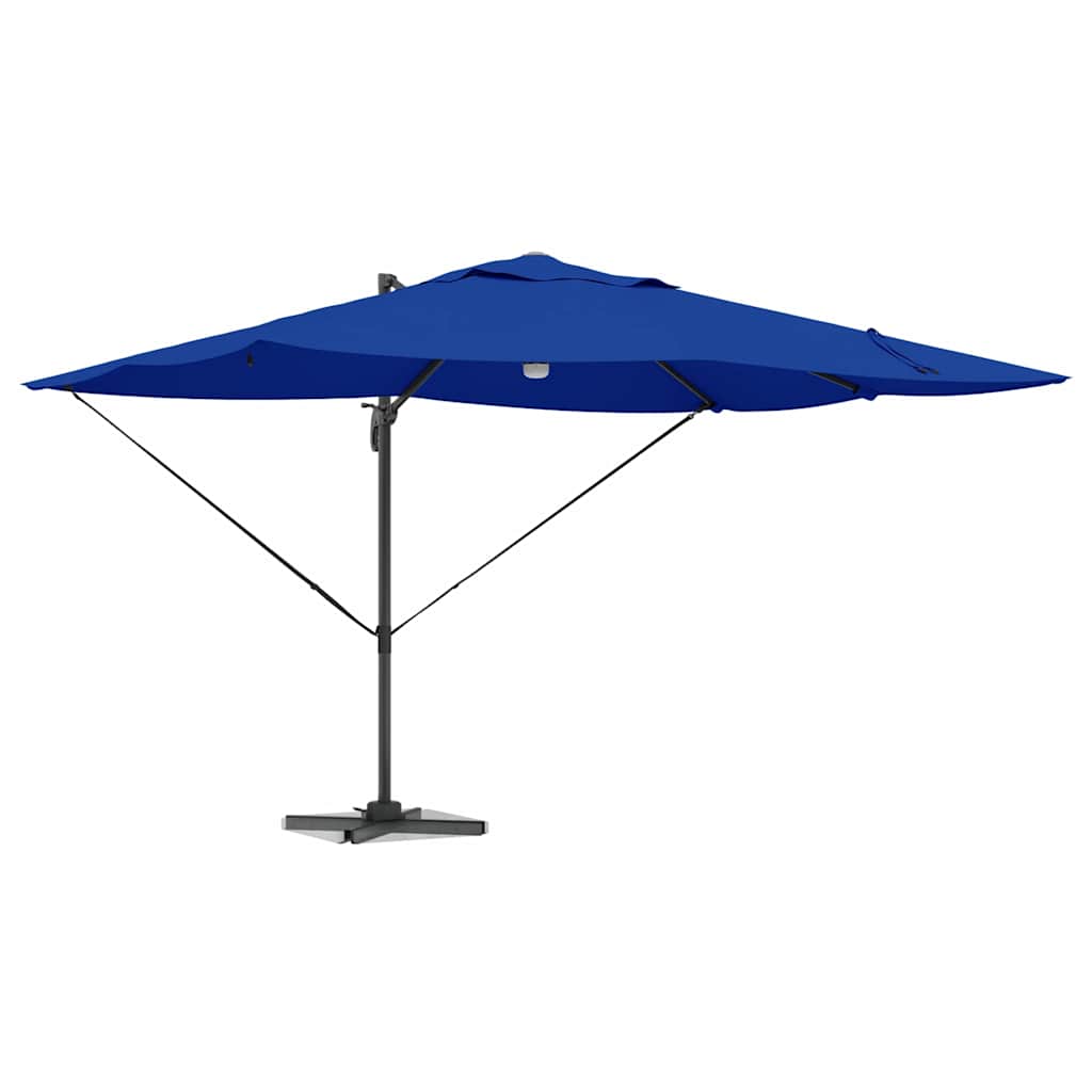 Vidaxx parasol bleu azur 351 x 250 x 253 cm polyester et aluminium