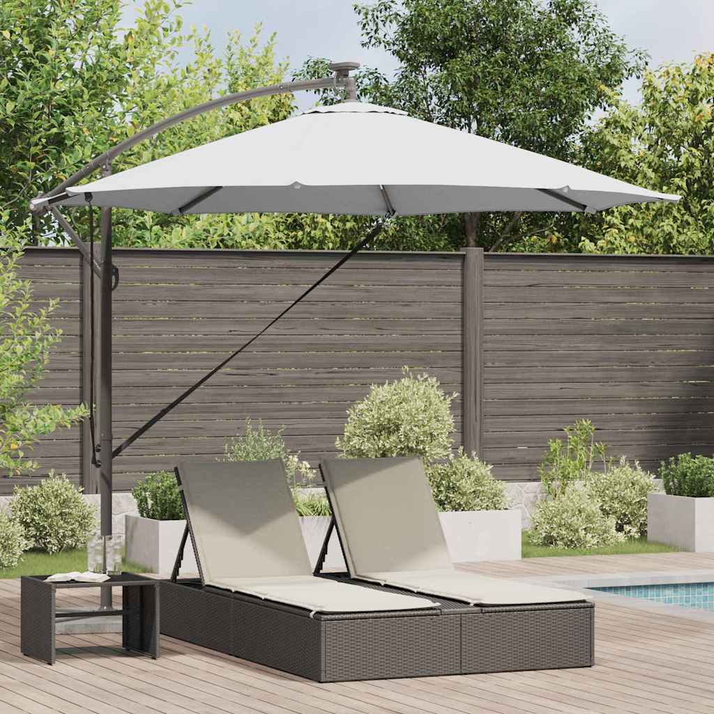Vidaxx parasol sable 294 x 294 x 248 cm polyester et aluminium