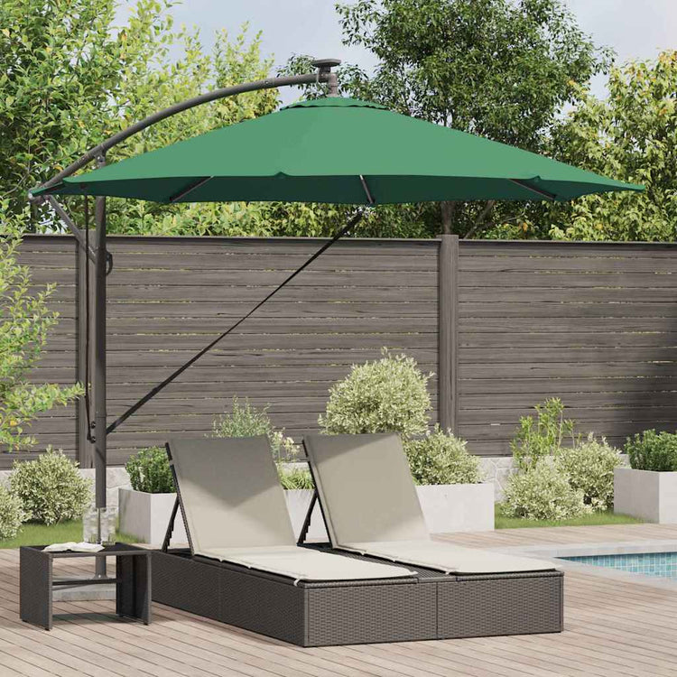 Vidaxx parasol vert 294 x 294 x 248 cm polyester et aluminium