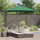 Vidaxx parasol vert 294 x 294 x 248 cm polyester et aluminium