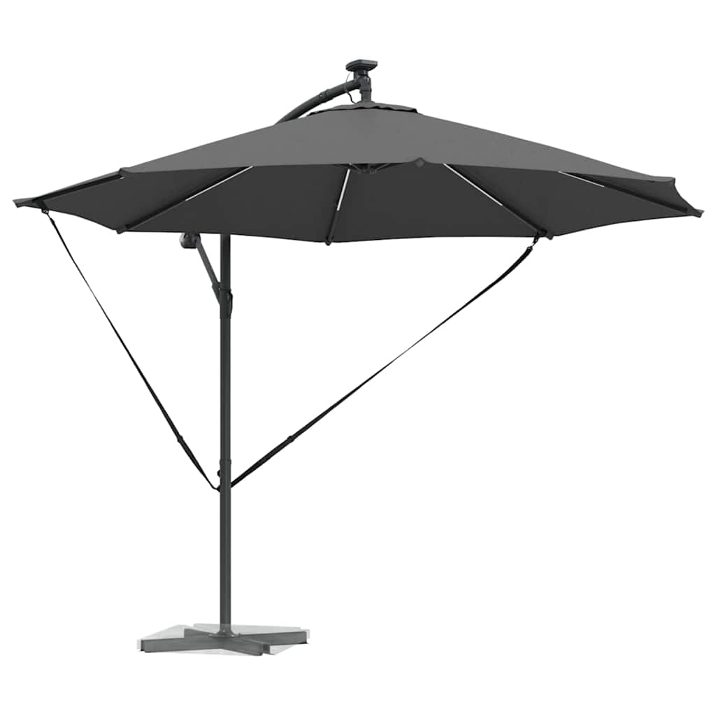 Vidaxx parasol anthracite 294 x 294 x 248 cm polyester et aluminium