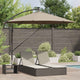 Vidaxx parasol taupe 294 x 294 x 248 cm polyester et aluminium