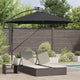 Vidaxx parasol noir 294 x 294 x 248 cm polyester et aluminium