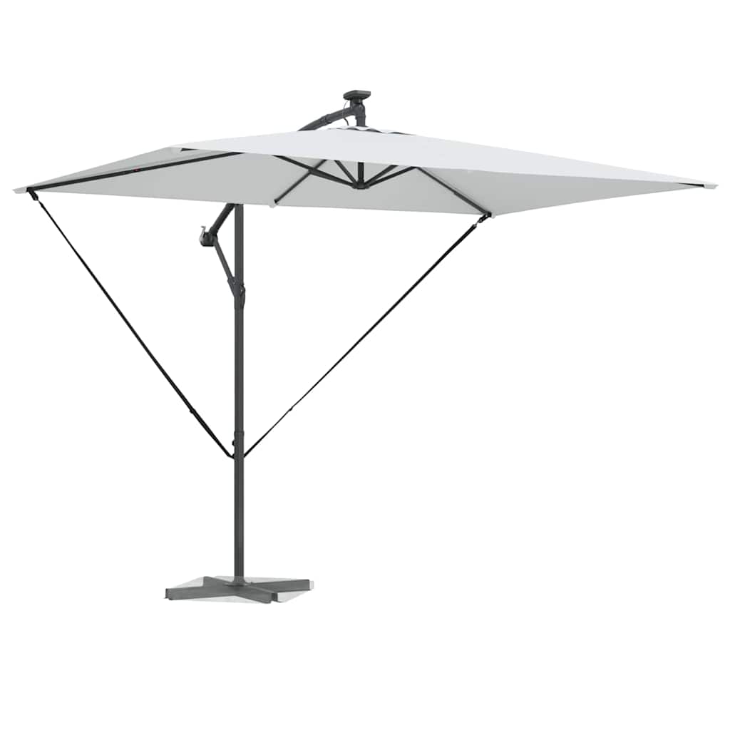 Vidaxx parasol sable 294 x 200 x 270 cm polyester et aluminium