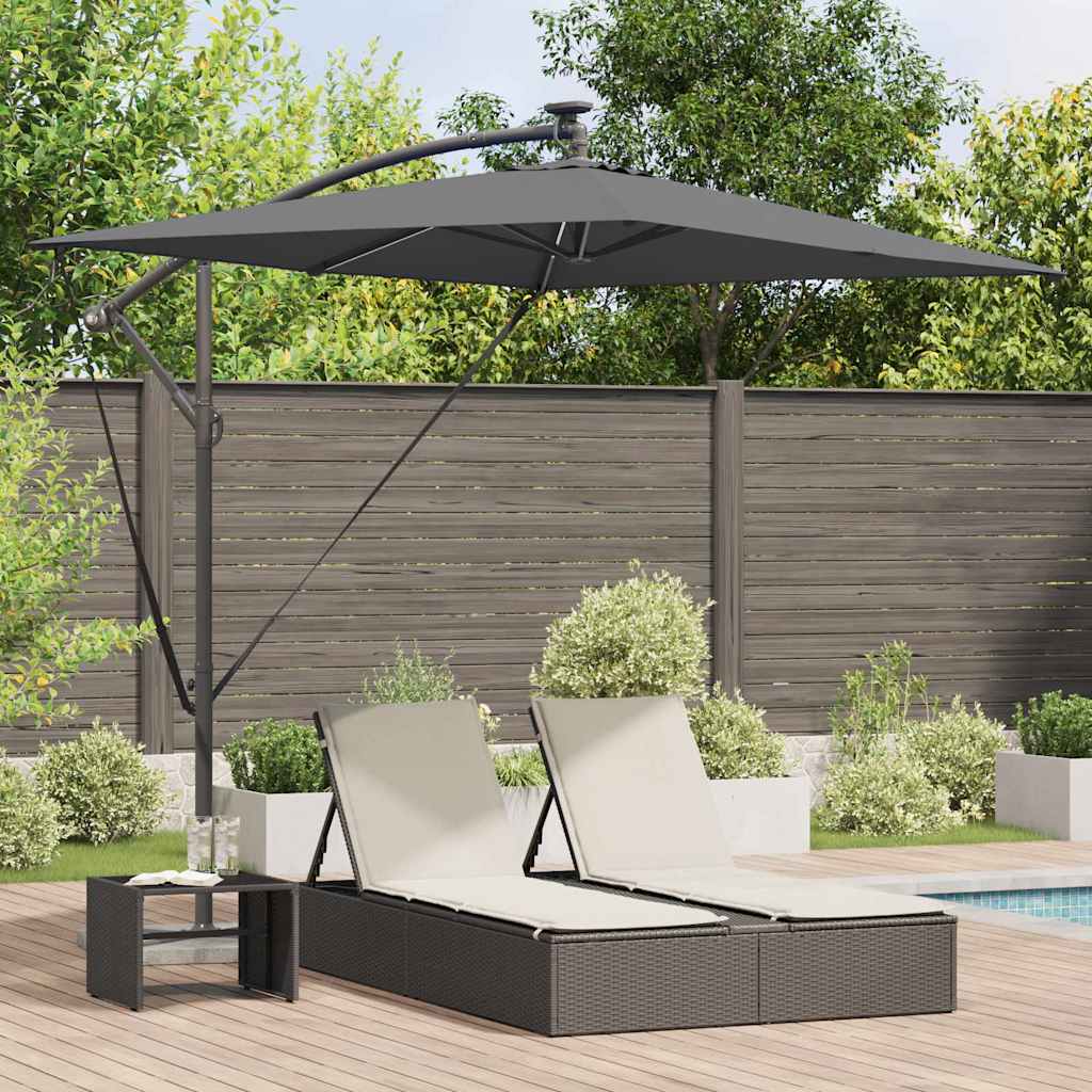 Vidaxx parasol anthracite 294 x 200 x 270 cm polyester et aluminium