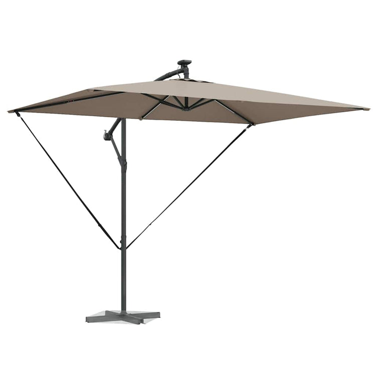 Vidaxx parasol taupe 294 x 200 x 270 cm polyester et aluminium