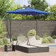 Vidaxx parasol bleu azur 294 x 200 x 270 cm polyester et aluminium