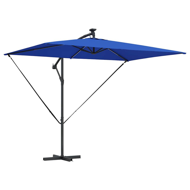 Vidaxx parasol bleu azur 294 x 200 x 270 cm polyester et aluminium