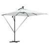 VidaXL parasol déporté banane sable 249 x 249 x 250 cm