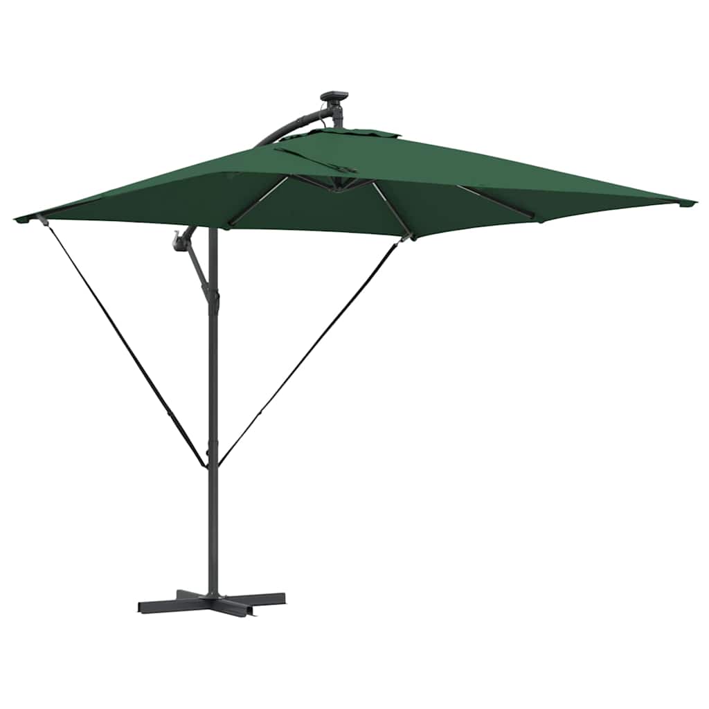 VidaXL parasol déporté banane vert 249 x 249 x 250 cm