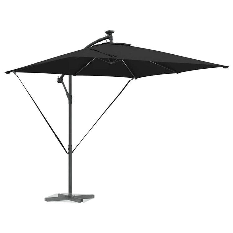 VidaXL parasol déporté banane noir 249 x 249 x 250 cm
