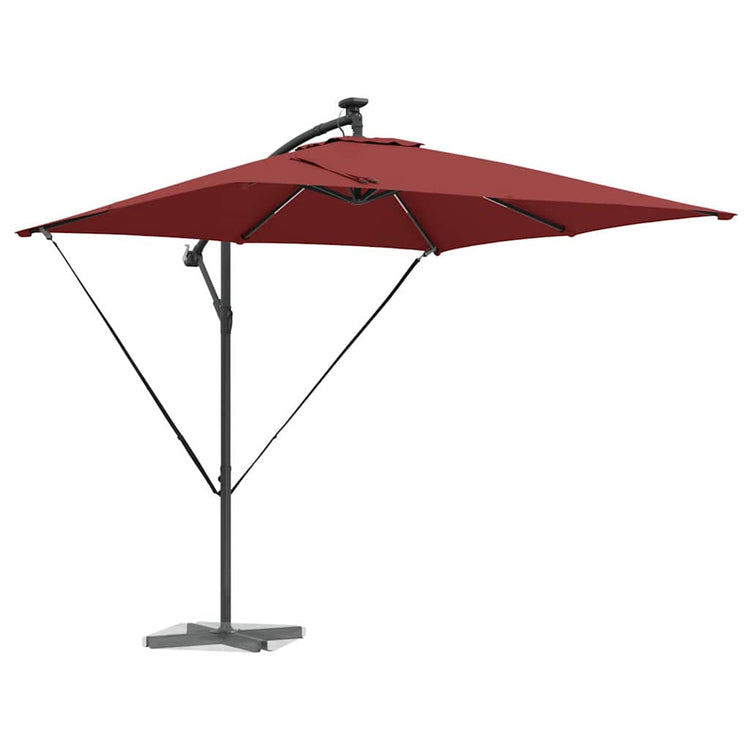 VidaXL parasol banane déporté terre cuite 249 x 249 x 250 cm