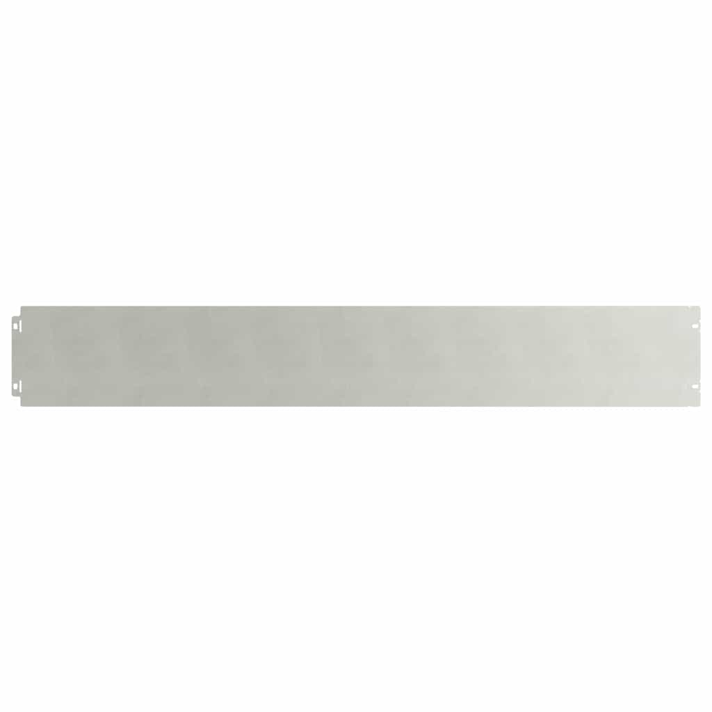 Vidaxxl bordures de pelouse 30 pcs 15x103 cm acier inoxydable
