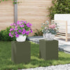 Vidaxx support pour plantes 2 pcs vert olive 24 x 24 x 35 cm acier