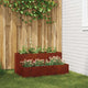 Vidaxl pot de fleur de jardin rouillé 100 x 60 x 45 cm acier corten