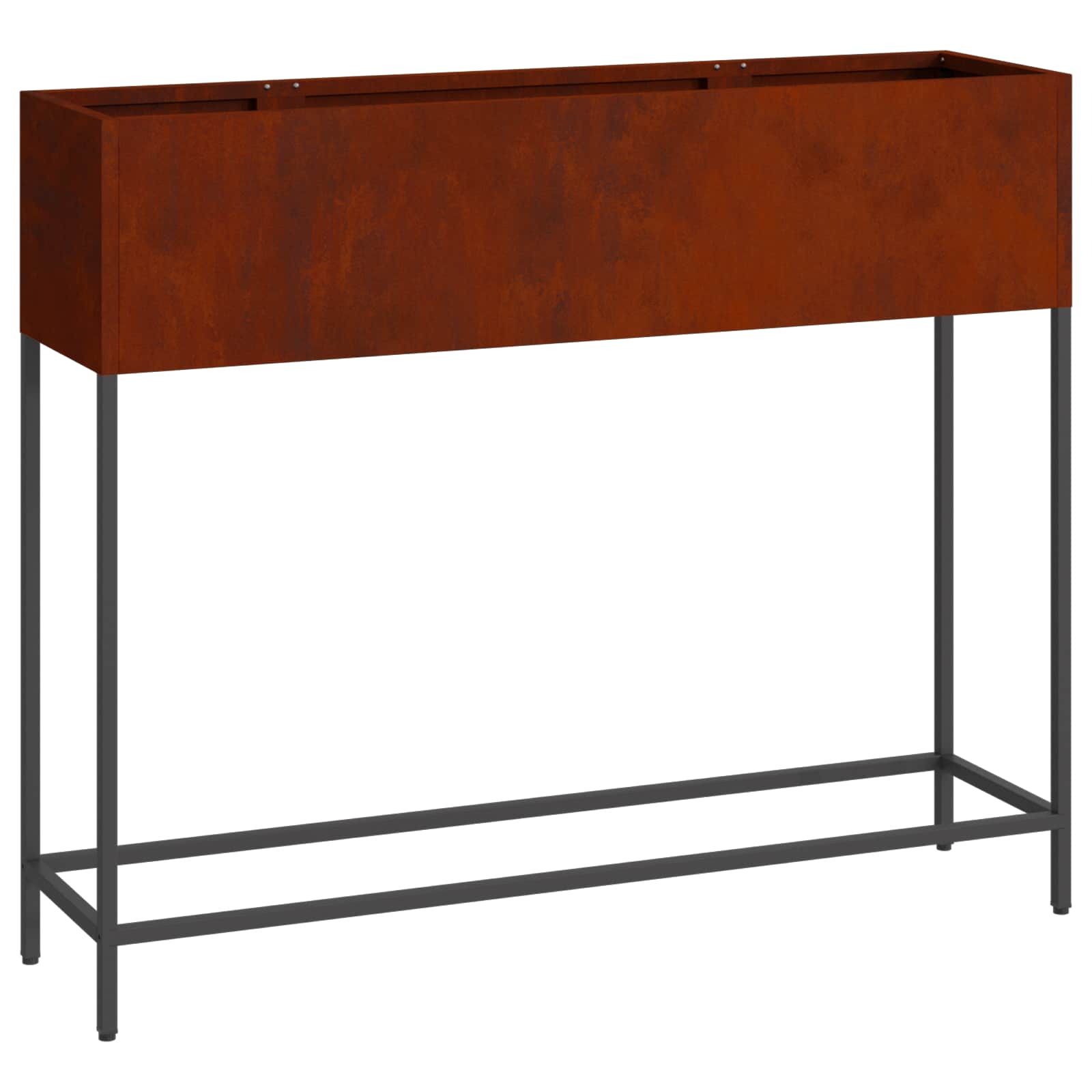 Vidaxl jardinière surélevée rouillé 100 x 26 x 82 cm acier corten