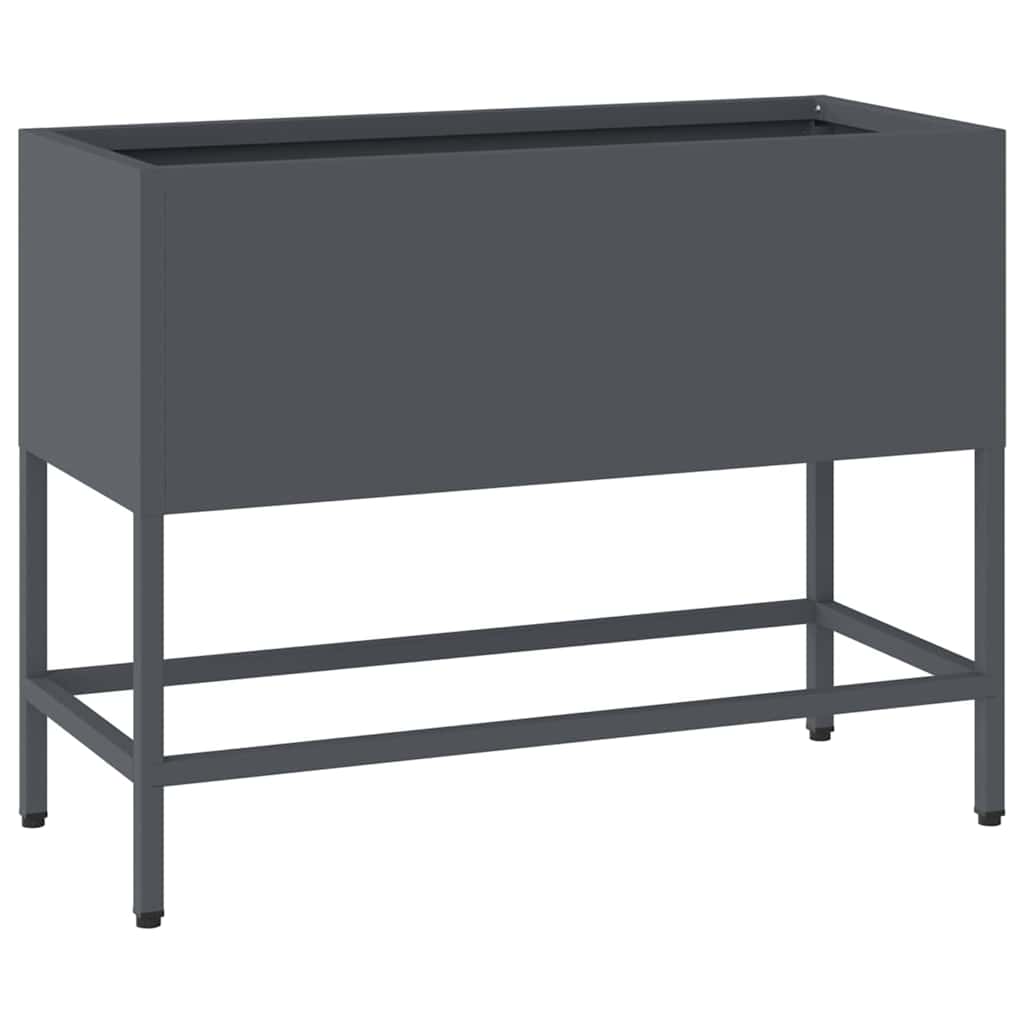 Vidaxl jardinière surélevée anthracite 60 x 26 x 45 cm acier