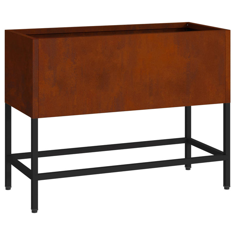 Vidaxl jardinière surélevée rouillé 60 x 26 x 45 cm acier corten