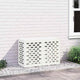 VidaXL couvercle de climatiseur blanc 90 x 40 x 60 cm acier