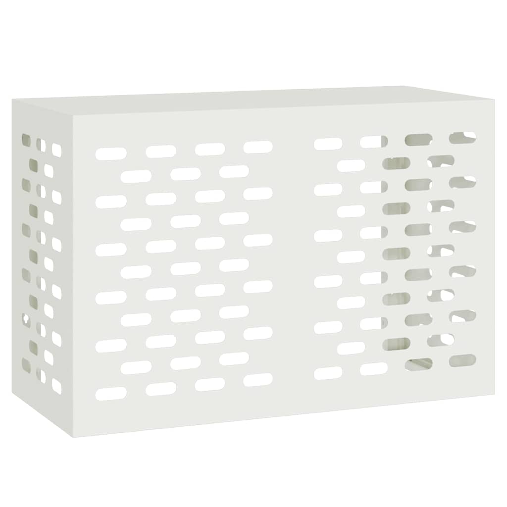 VidaXL couvercle de climatiseur blanc 90 x 40 x 60 cm acier