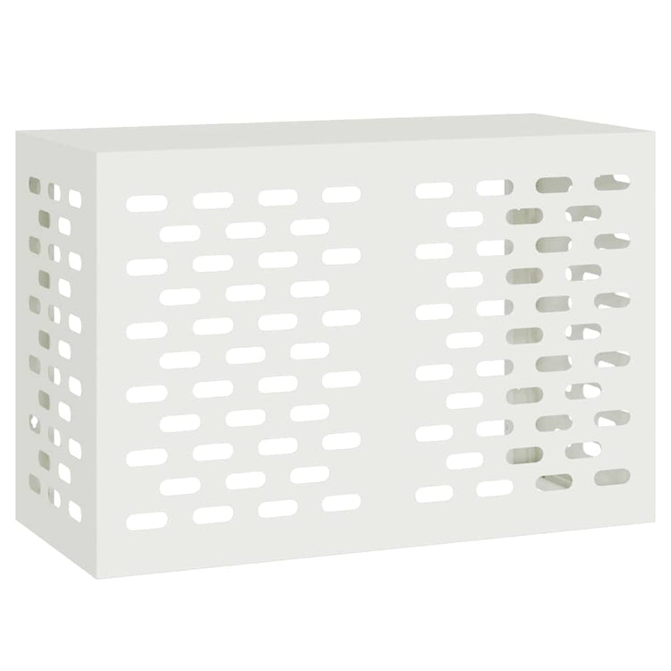 VidaXL couvercle de climatiseur blanc 90 x 40 x 60 cm acier