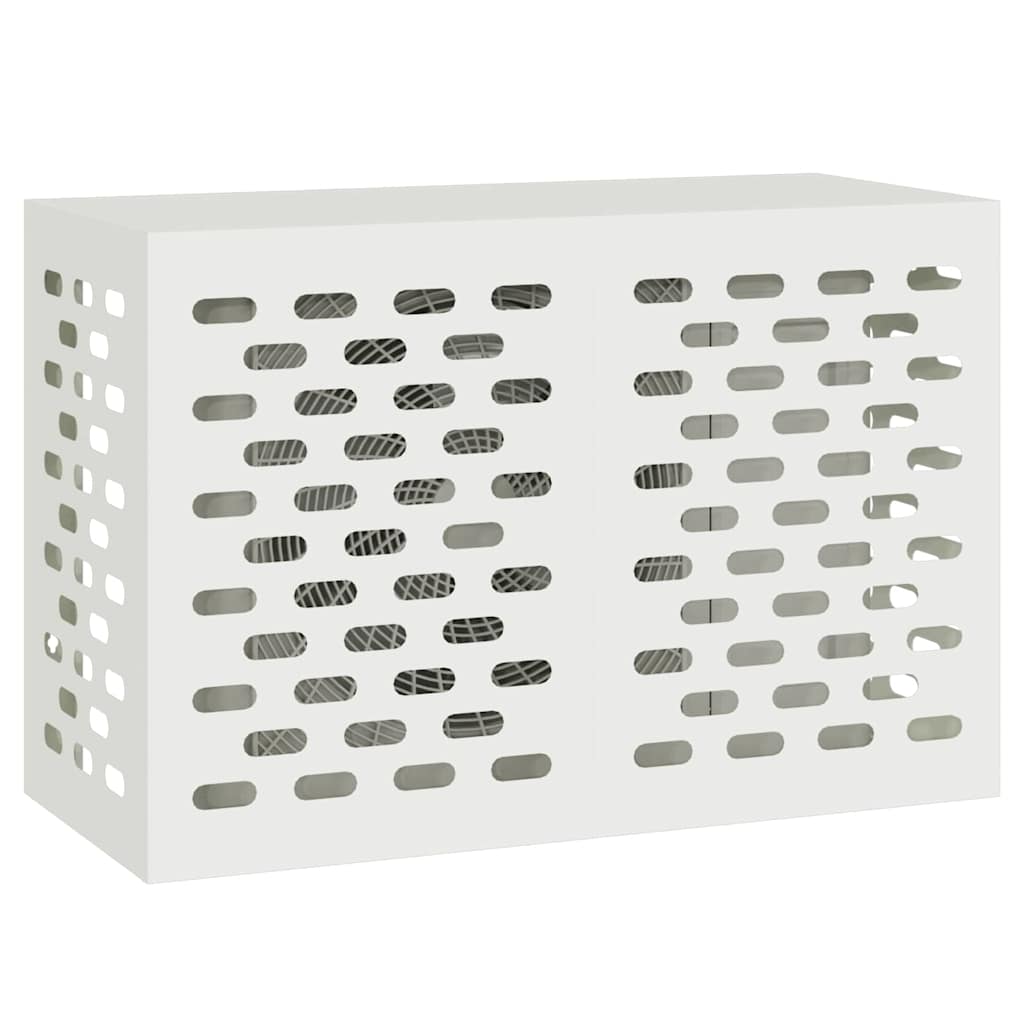 VidaXL couvercle de climatiseur blanc 90 x 40 x 60 cm acier