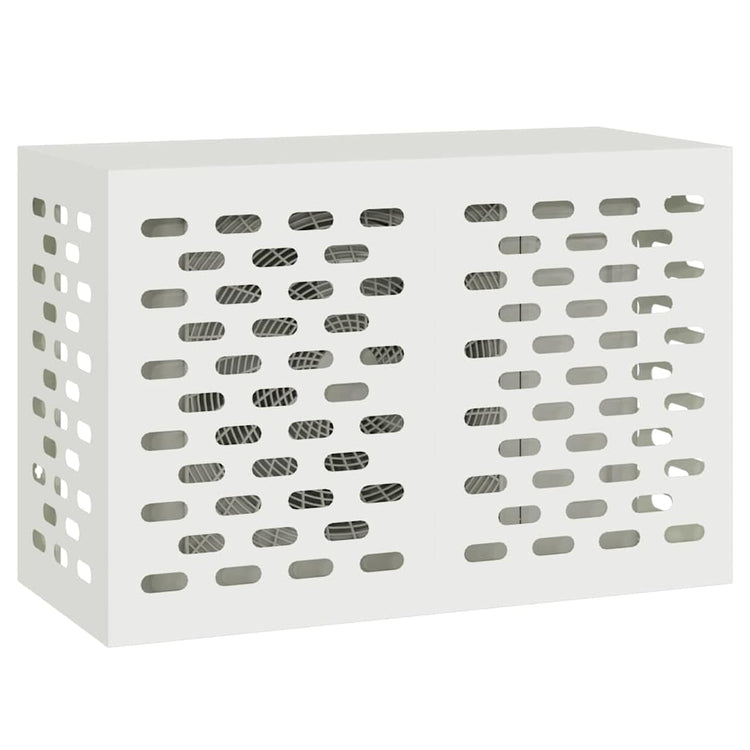 VidaXL couvercle de climatiseur blanc 90 x 40 x 60 cm acier