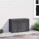 Vidaxxl housse de climatiseur anthracite 90 x 40 x 60 cm acier