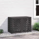 Vidaxx couvercle de climatiseur noir 100 x 50 x 70 cm acier