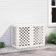 Vidaxx couvercle de climatiseur blanc 100 x 50 x 70 cm en acier