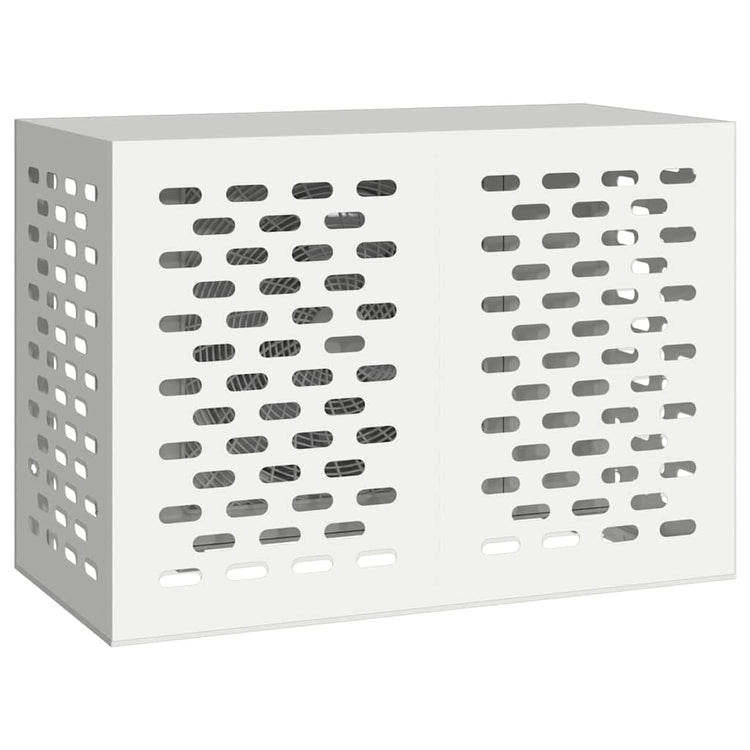 Vidaxx couvercle de climatiseur blanc 100 x 50 x 70 cm en acier