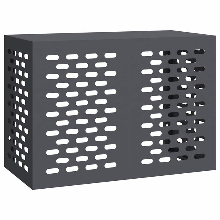 Vidaxl housse de climatiseur anthracite 100 x 50 x 70 cm acier