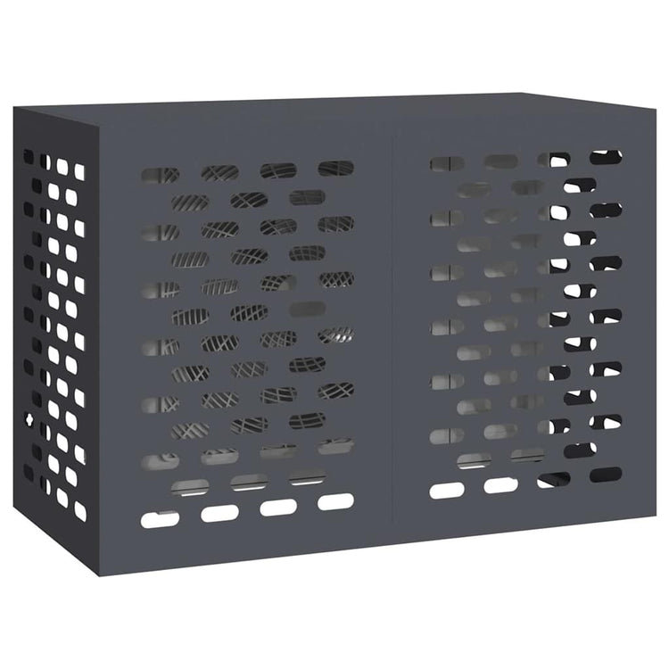 Vidaxl housse de climatiseur anthracite 100 x 50 x 70 cm acier