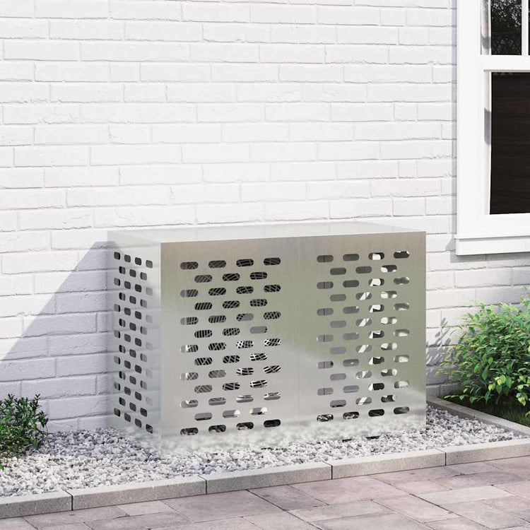 Vidaxxl housse de climatiseur argent 100 x 50 x 70 cm
