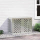 Vidaxxl housse de climatiseur argent 100 x 50 x 70 cm