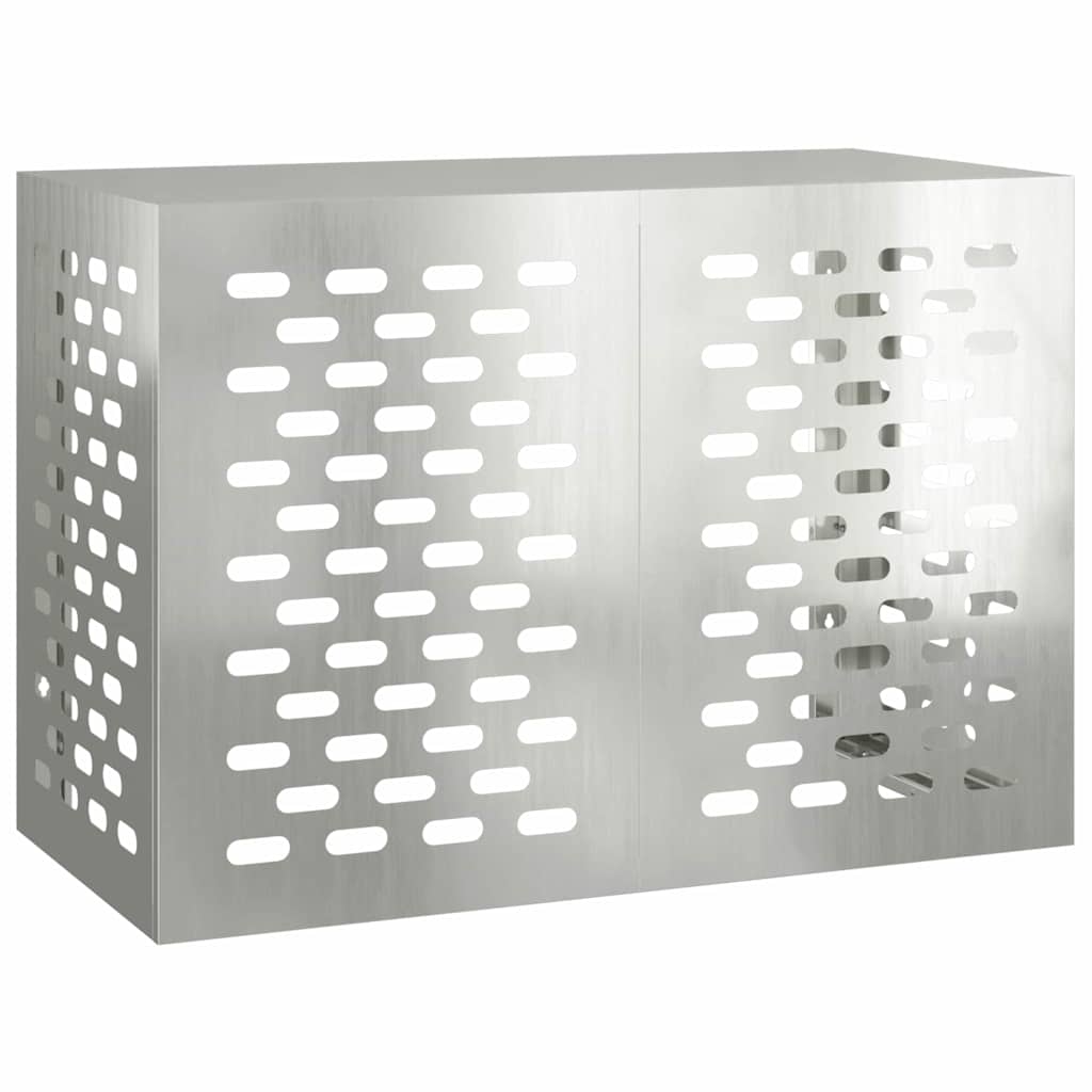 Vidaxxl housse de climatiseur argent 100 x 50 x 70 cm