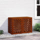Vidaxxl couvercle de climatiseur rouillé 100 x 50 x 70 cm acier corten